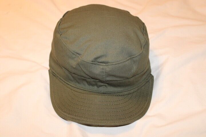 US Military OD Green Cold Weather Winter Patrol Cap Hat Fold Down Ear Flap 7 1/4