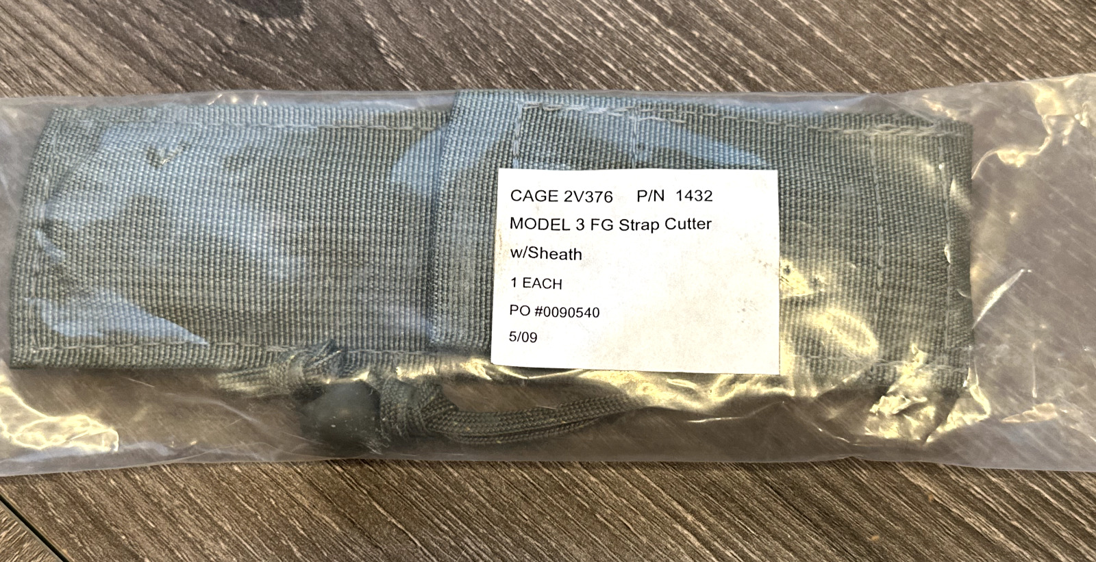 OKC FG Model 3 Strap Cutter With Sheath Military Foliage New in bag