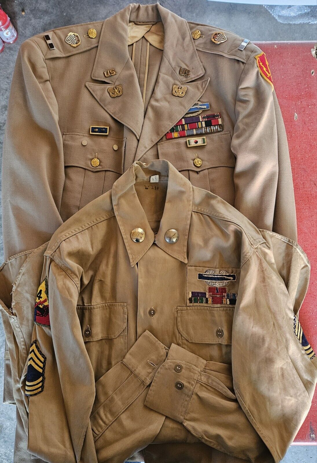 WW2/Korean War Uniform Lot ( Identified)