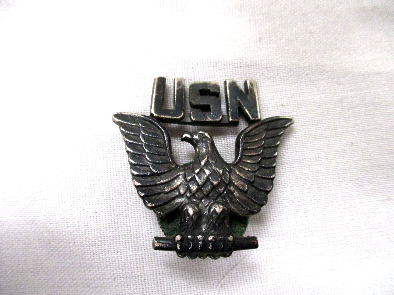 Vintage US Navy Meyer USN Eagle Hat Uniform Insignia Badge