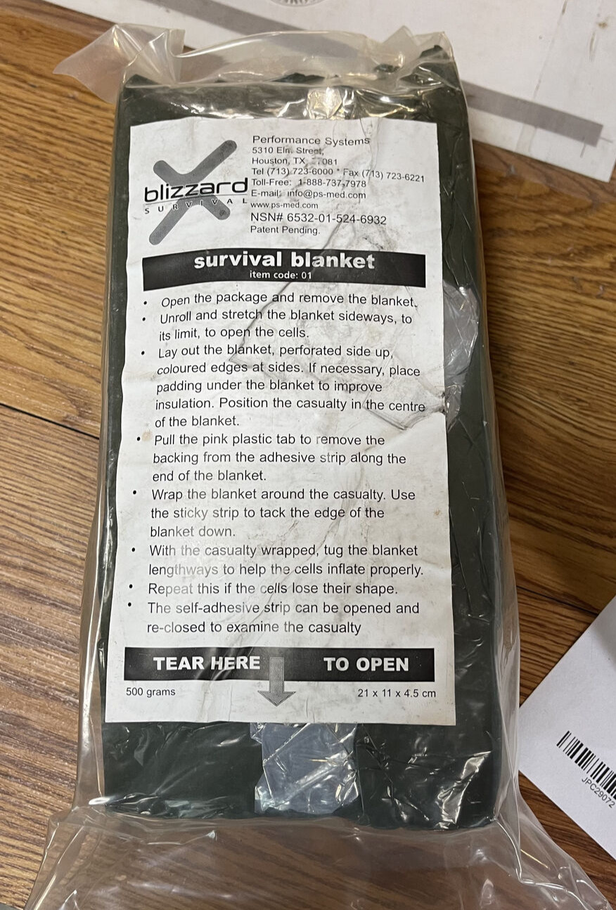 NEW USA Military Blizzard Survival Blanket