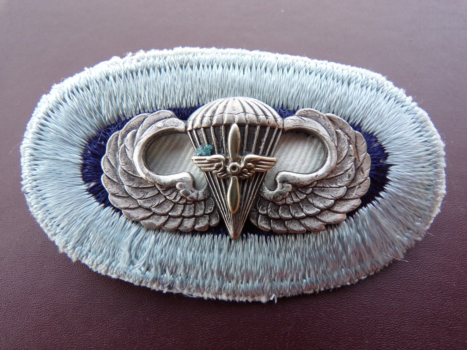 101st Aviation Airborne Jump Wing Oval Patch Badge Pin Military Vintage Rare Avn