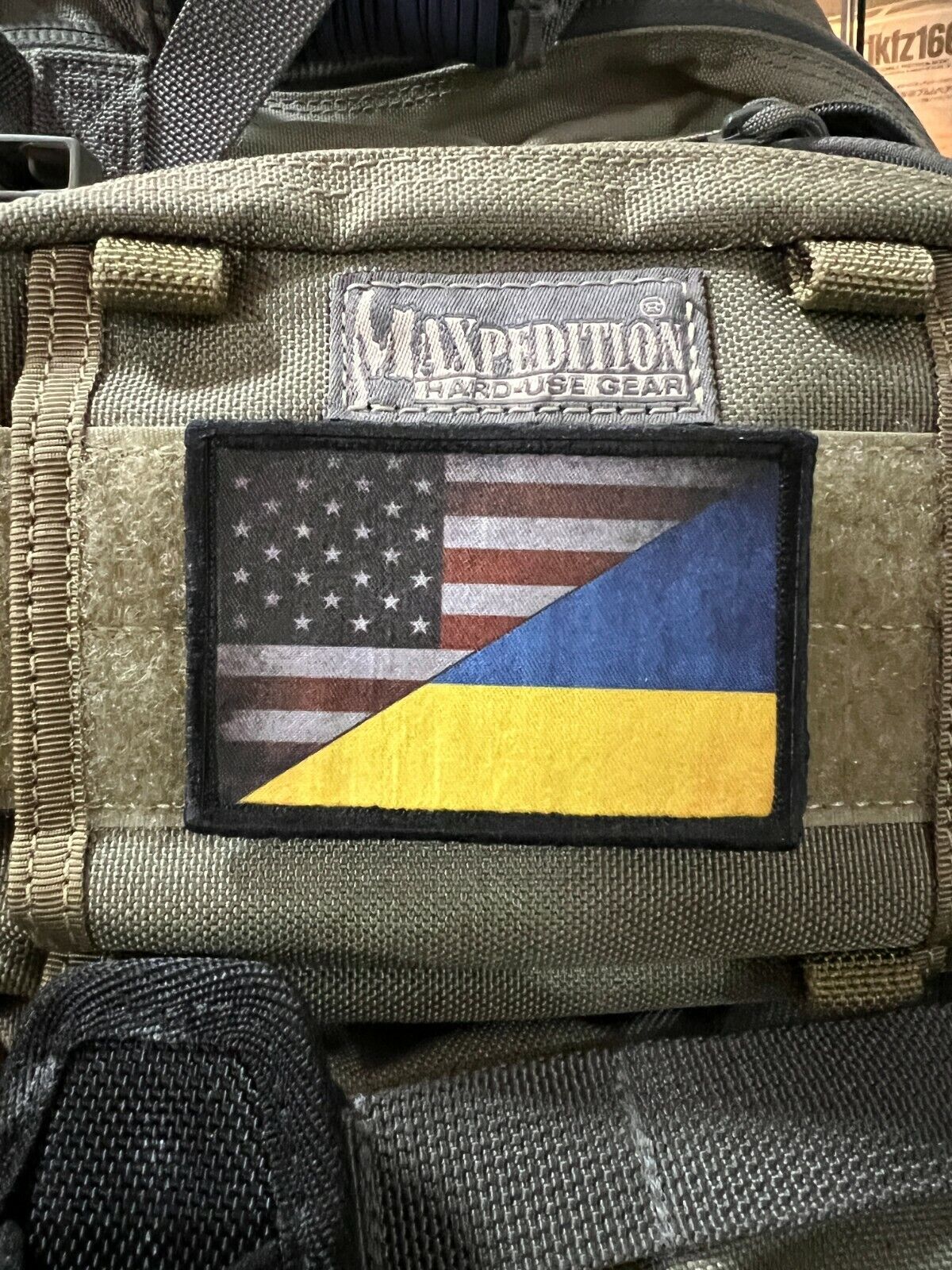 USA / Ukraine Flag Morale Patch ARMY MILITARY Tactical Ukrainian Flag
