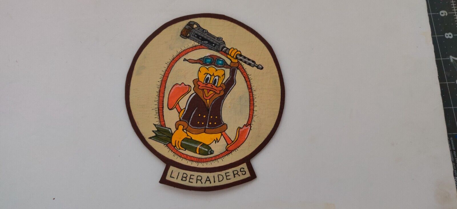 WW 2  765th  Bomb  Squadron   Leather Jacket Patch