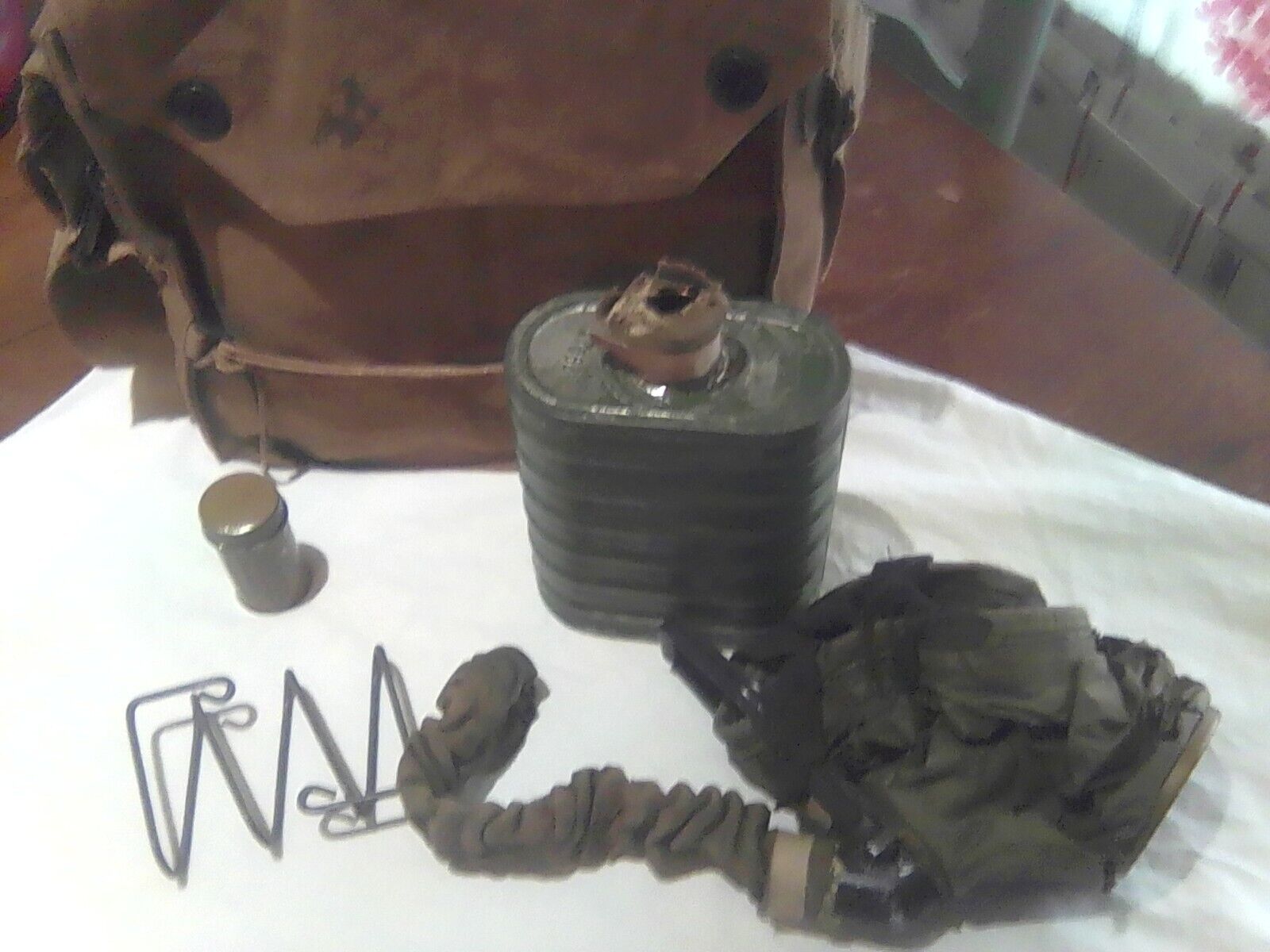 WW1 US Army gas mask orignal