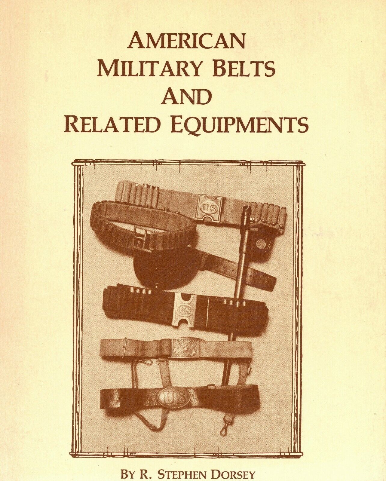 Antique Military Belts Sword/Sabre Attachments Cartridge Pouches Etc / Rare Book