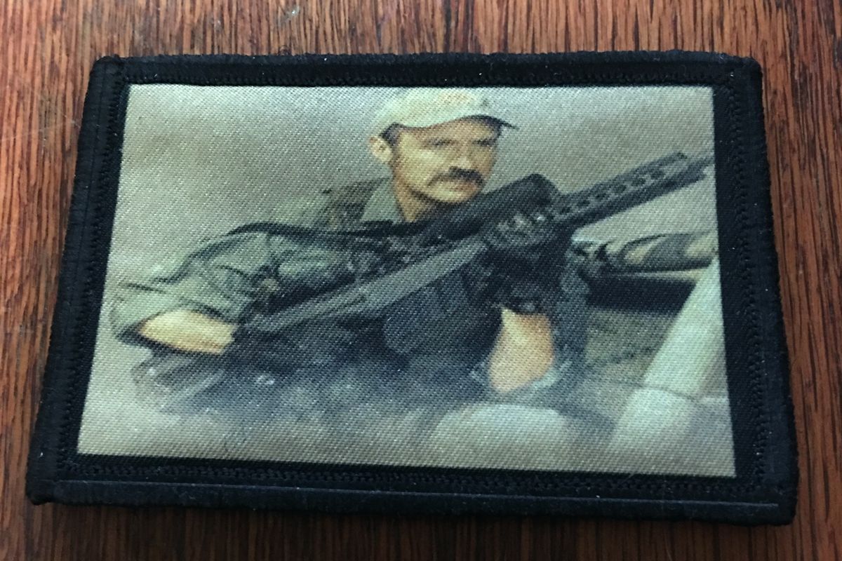 Tremors Movie Burt Gummer Morale Patch Military Tactical Army Flag Badge Hook