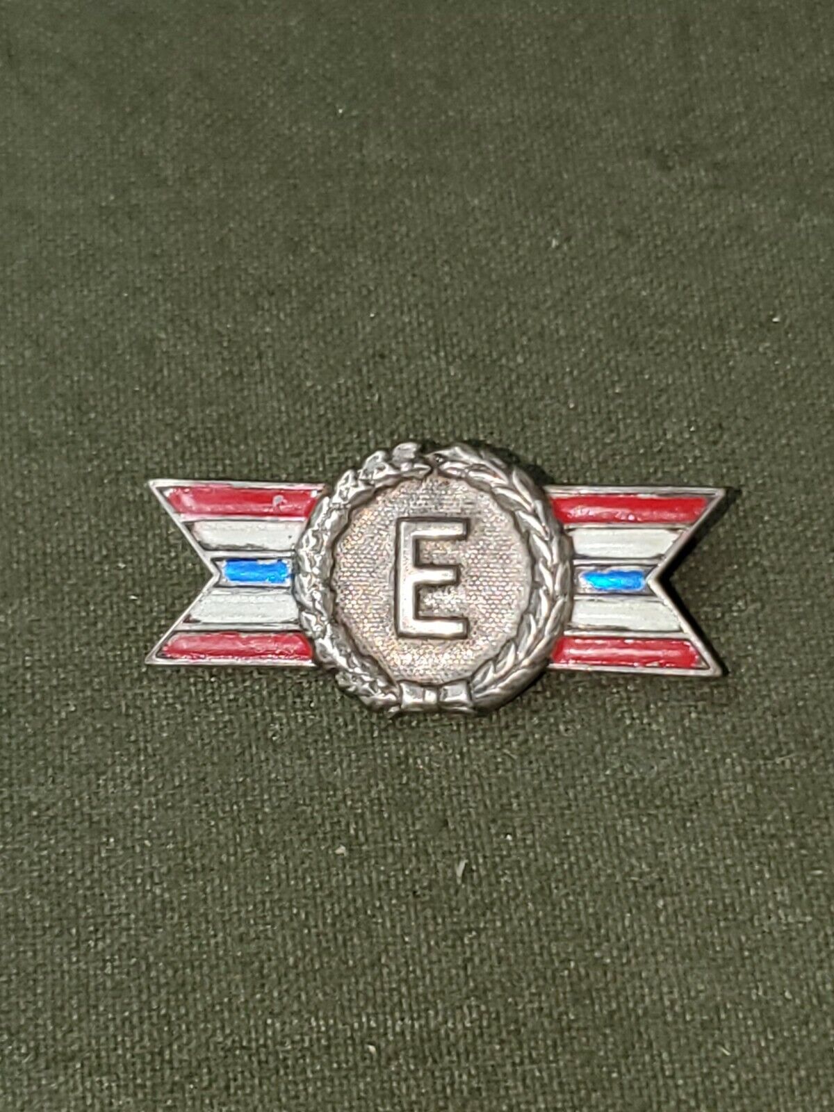 WWII Army Navy E for Excellent Award Pin #9