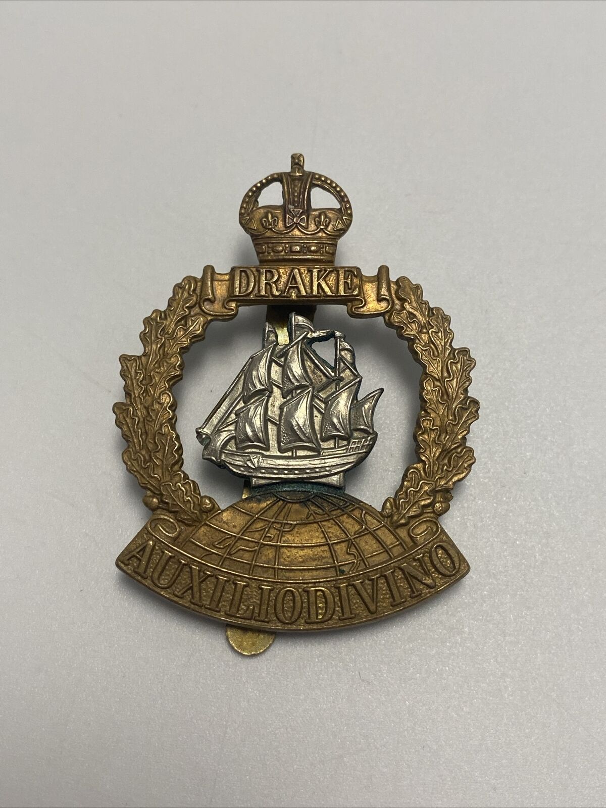 WW1 The Royal Naval Division Cap Badge