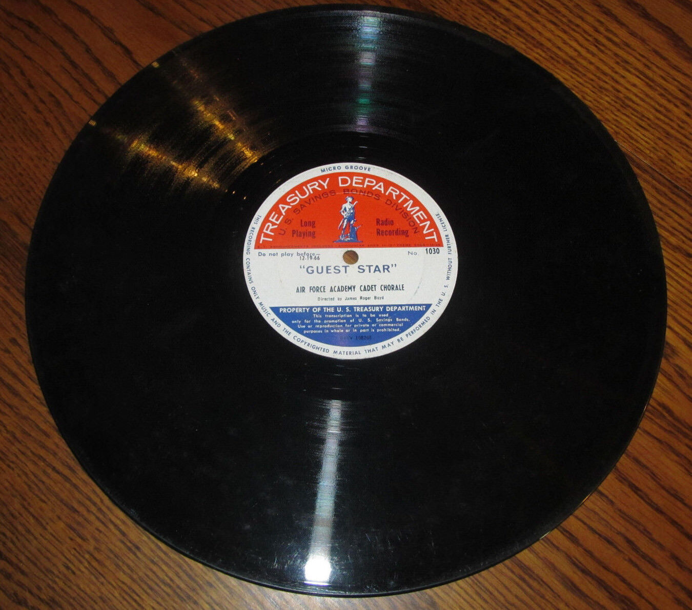 Record Vinyl Album Air Force Academy Band and Cadet Chorale Guest Star Radio