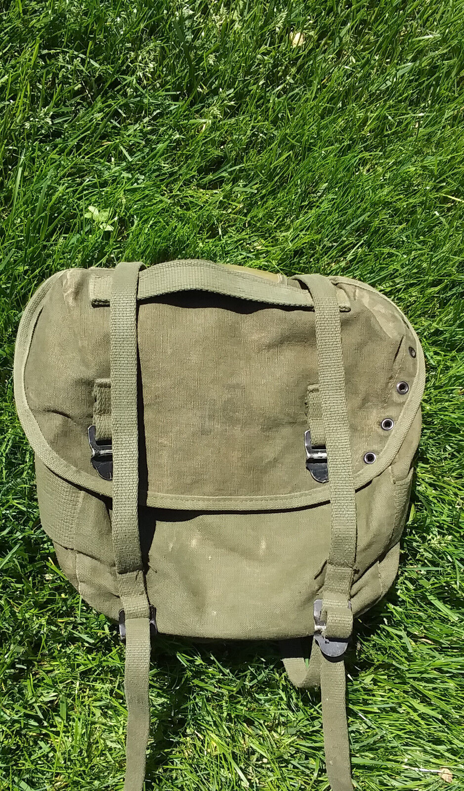 Vintage Military Butt Pack M 1956 heavy duck Canvass