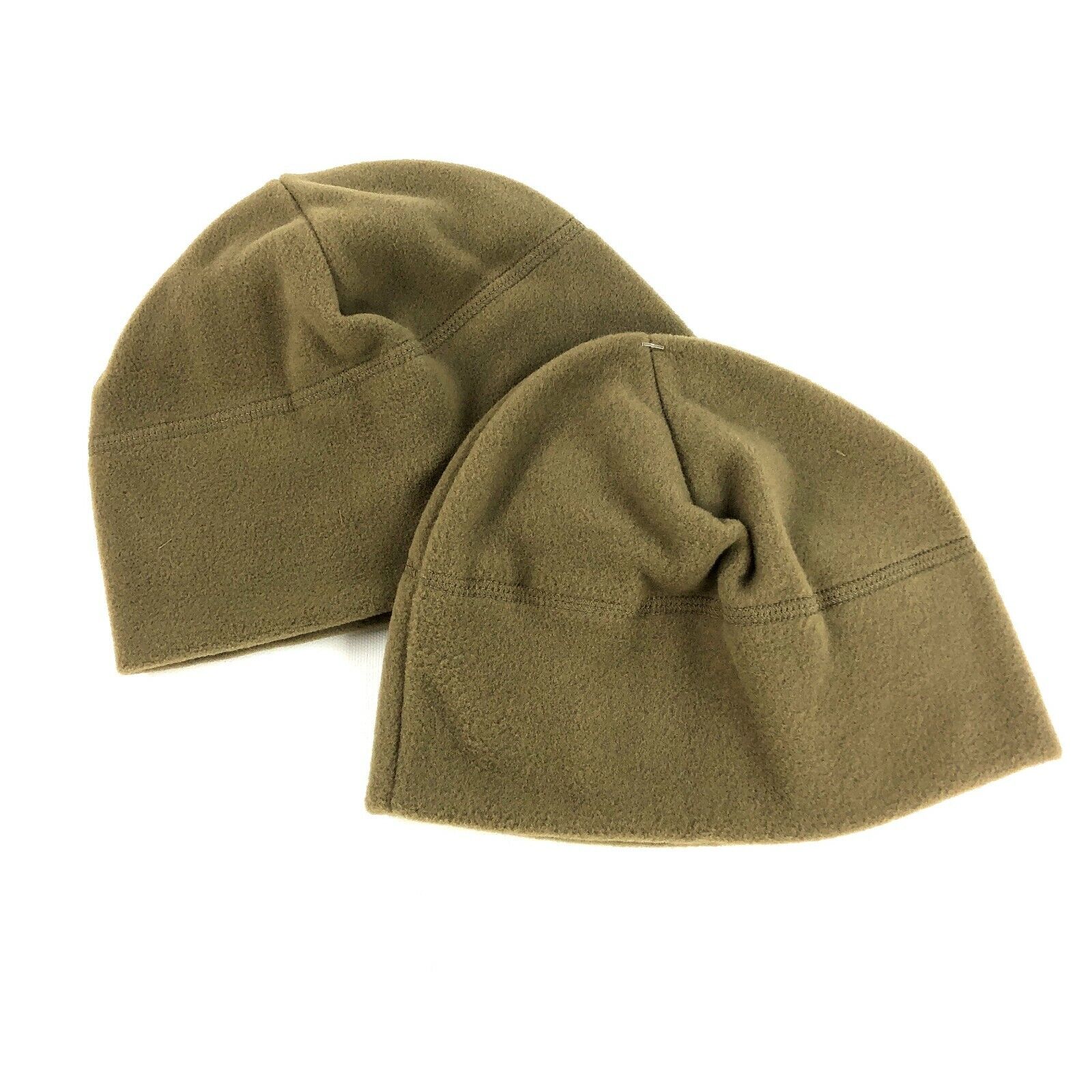 2 Polartec Micro Fleece Cap Coyote Brown Lightweight Military Winter Beanie Hat