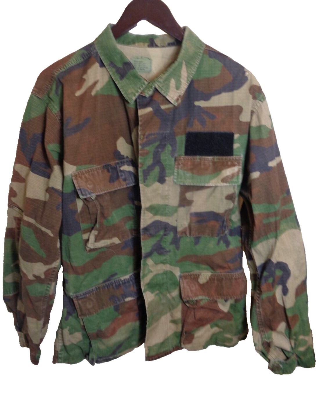 US Military Cold Weather Field Coat Jacket Medium/Regular Woodland Camouflage