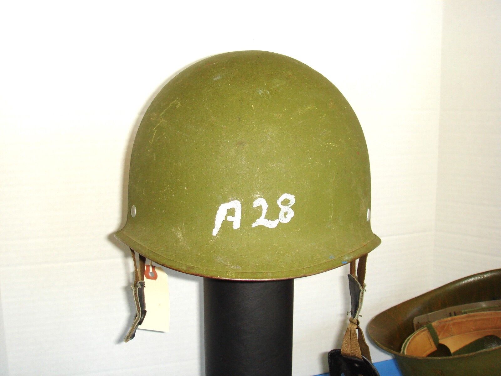 70\'s Natick Y Chinstrap M1 Test Helmet w/ Wilson / Davis Liner & Ingersoll Shell