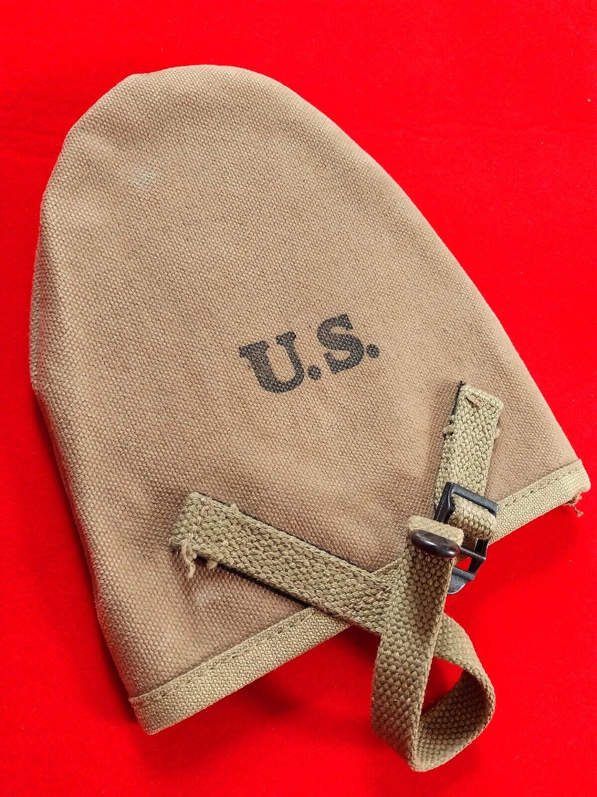 WW2 US T-Handle Shovel Cover 1942 NOS M1910 WWII Original