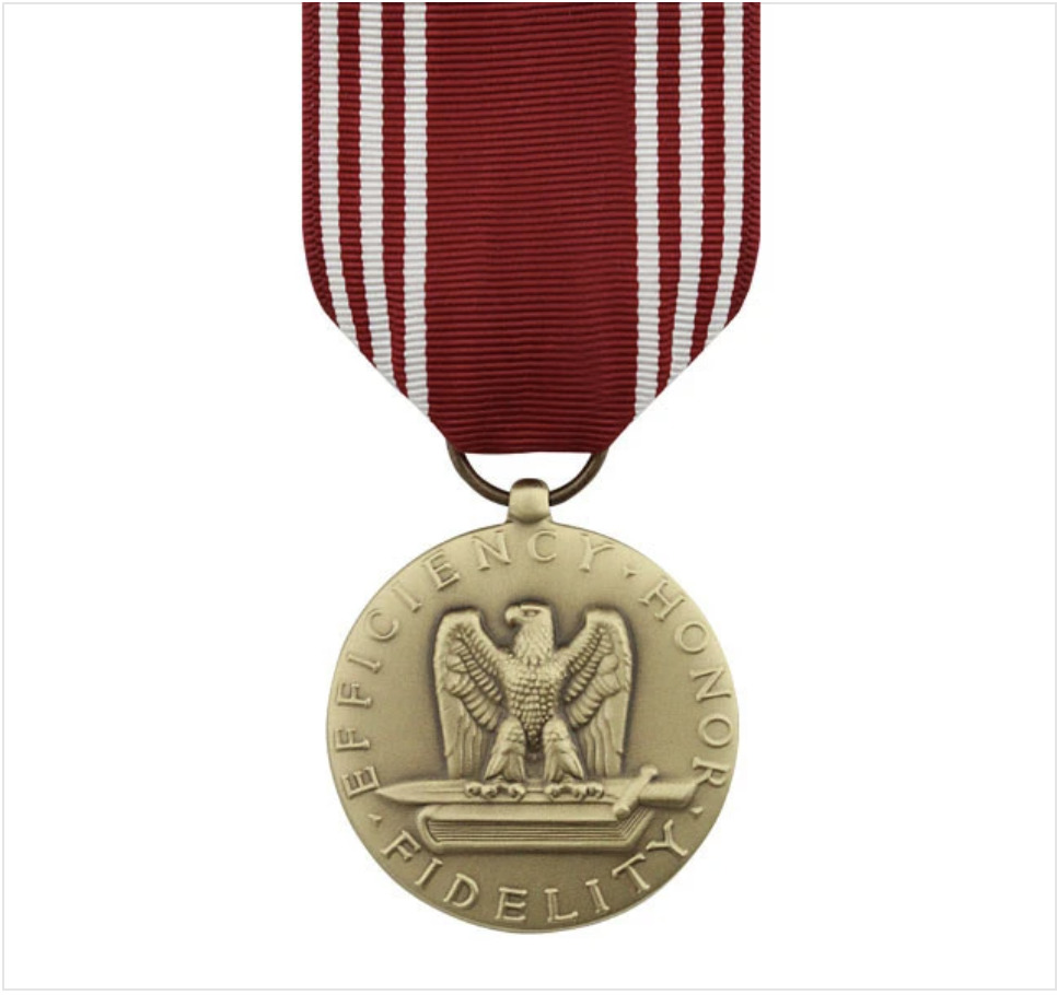 GENUINE U.S. FULL SIZE MEDAL: ARMY GOOD CONDUCT