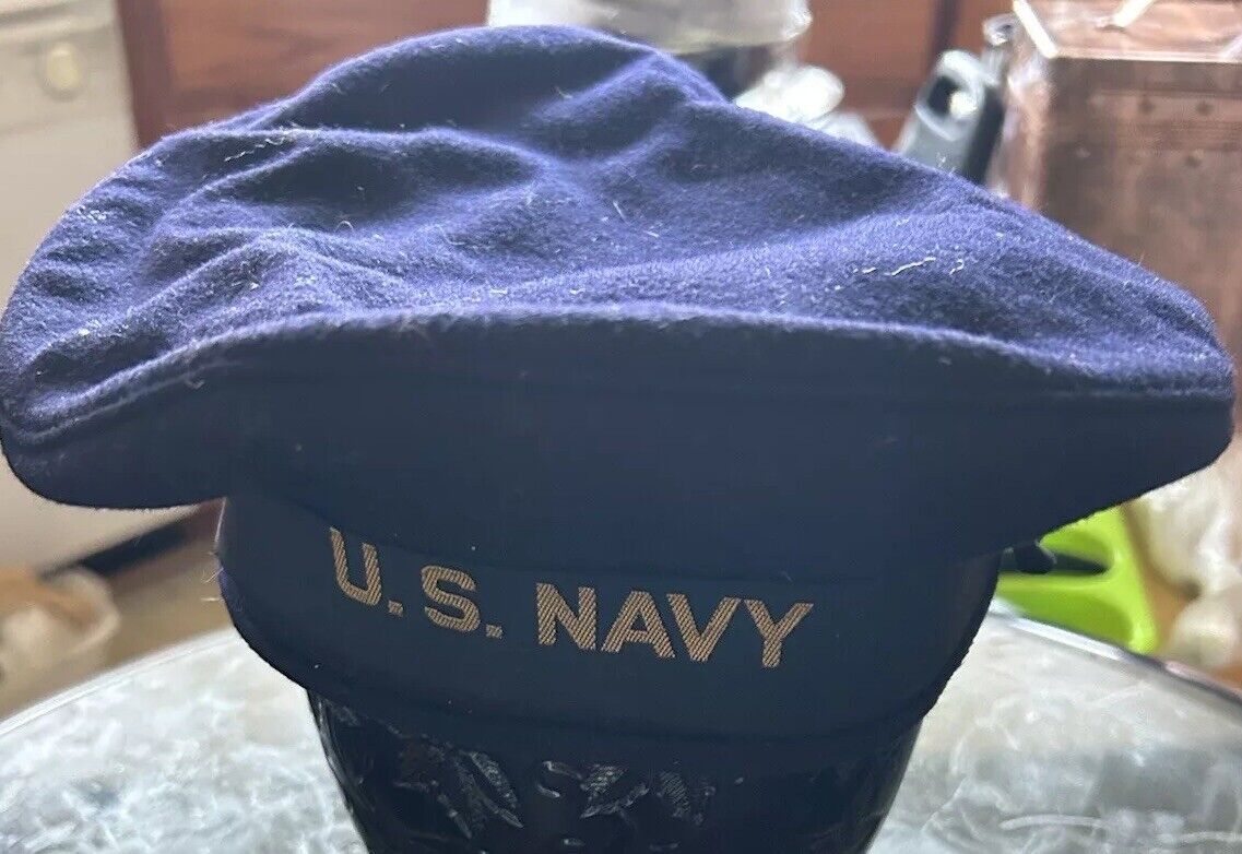 WWII US Navy Wool Beret Hat Sailor Cap all size