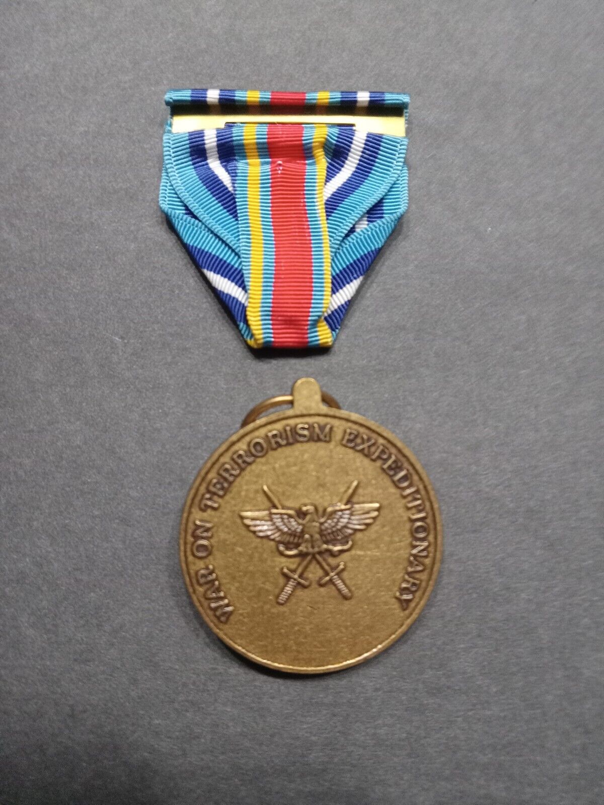 Vintage Us Army Golbal War On Terror Expiditionary Medal Complete Not Assembled 