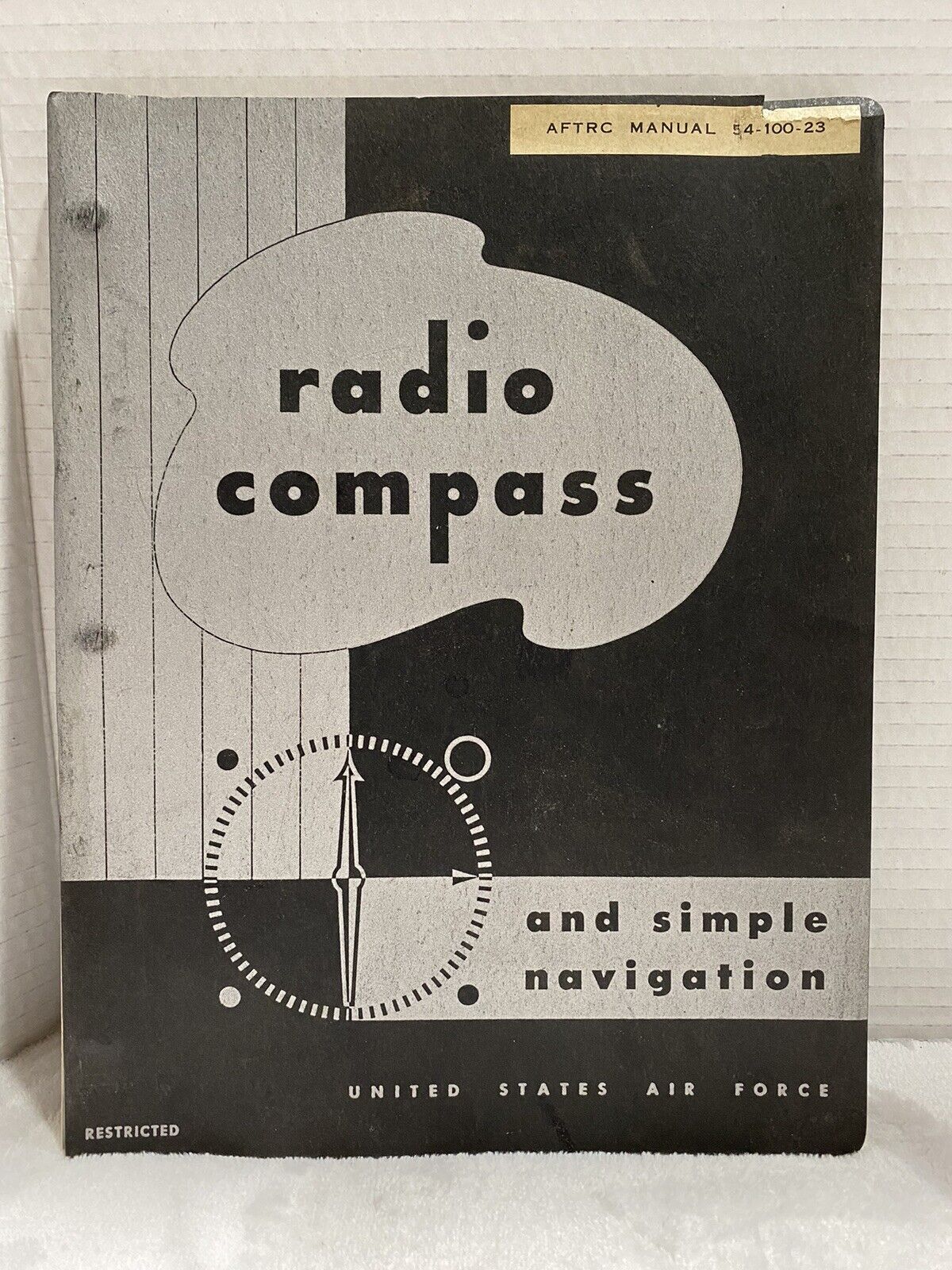 1948 Radio Compass And Simple Navigation United States Air Force 54-100-23