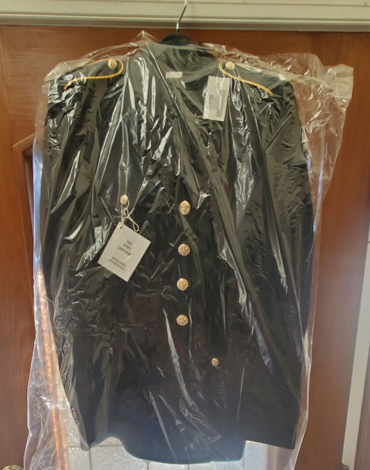 NEW US ARMY MEN'S MILITARY SERVICE DRESS BLUE 37R CLA ASU UNIFORM COAT JACKET