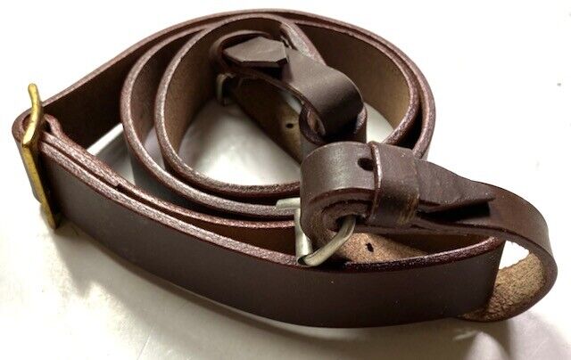 WWII SOVIET RUSSIA M1898 MOSIN NAGANT RIFLE LEATHER CARRY SLING