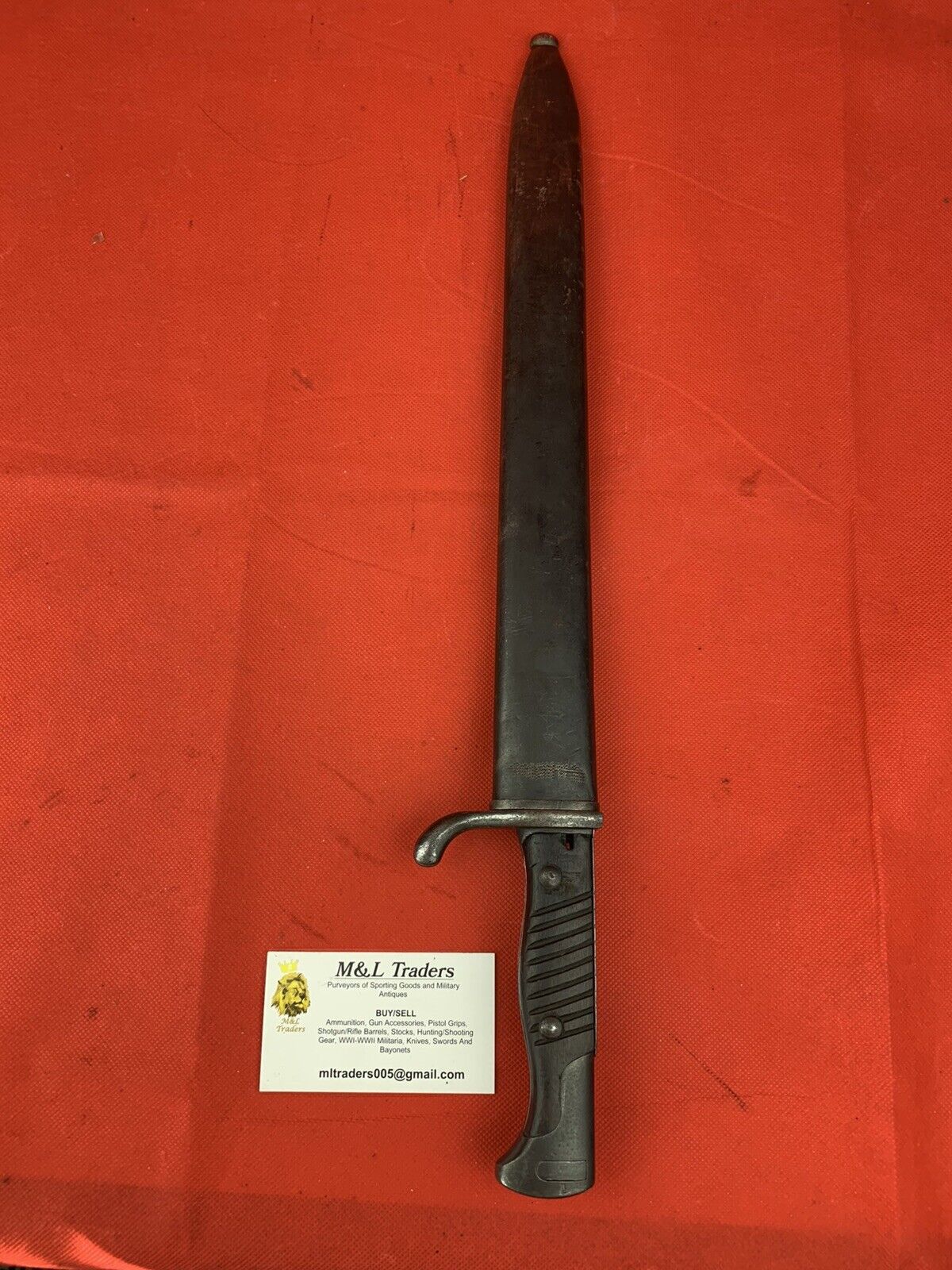 Original WW1 German M98/05 Butcher Blade Bayonet Imperial Police Reissued Weimar