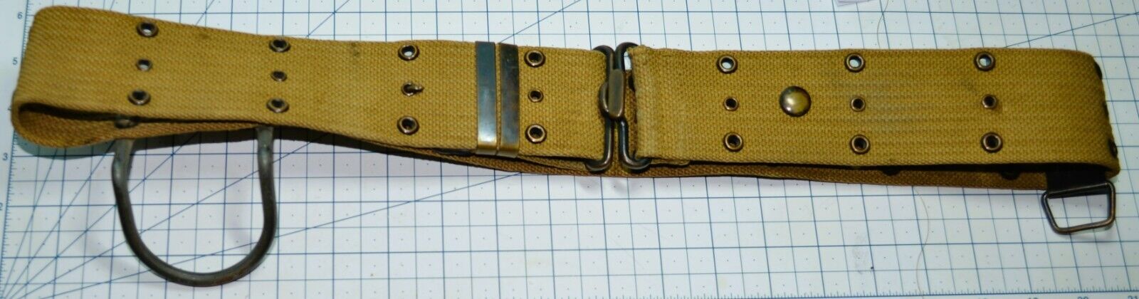 US Army Belt Pistol Web Mills Woven Cartridge Belt Co WWI WW2 Pat 1901/1907