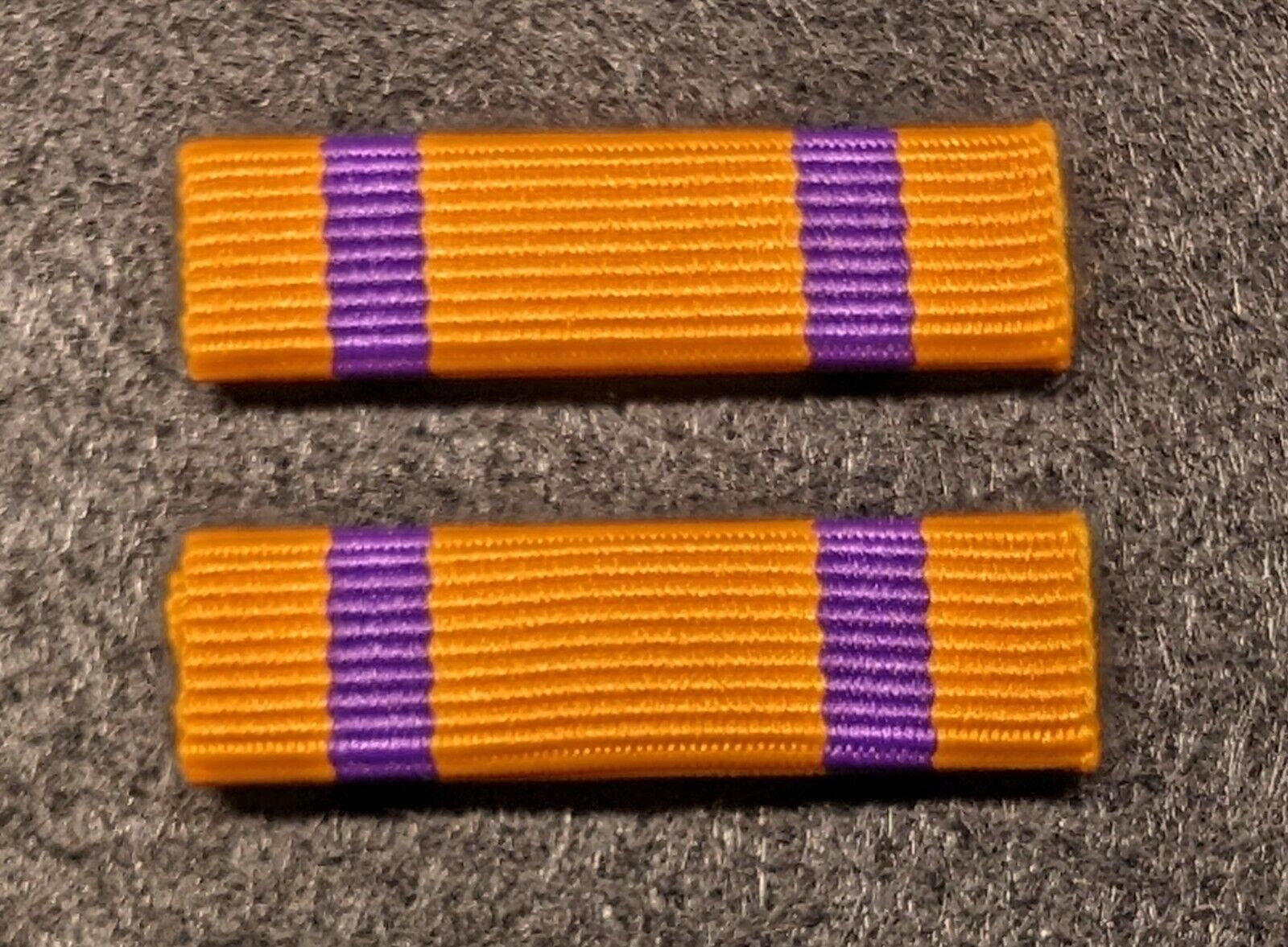 CORRECT SIZE Texas State Guard Exemplary Service Ribbons -Made in USA- Set of 2
