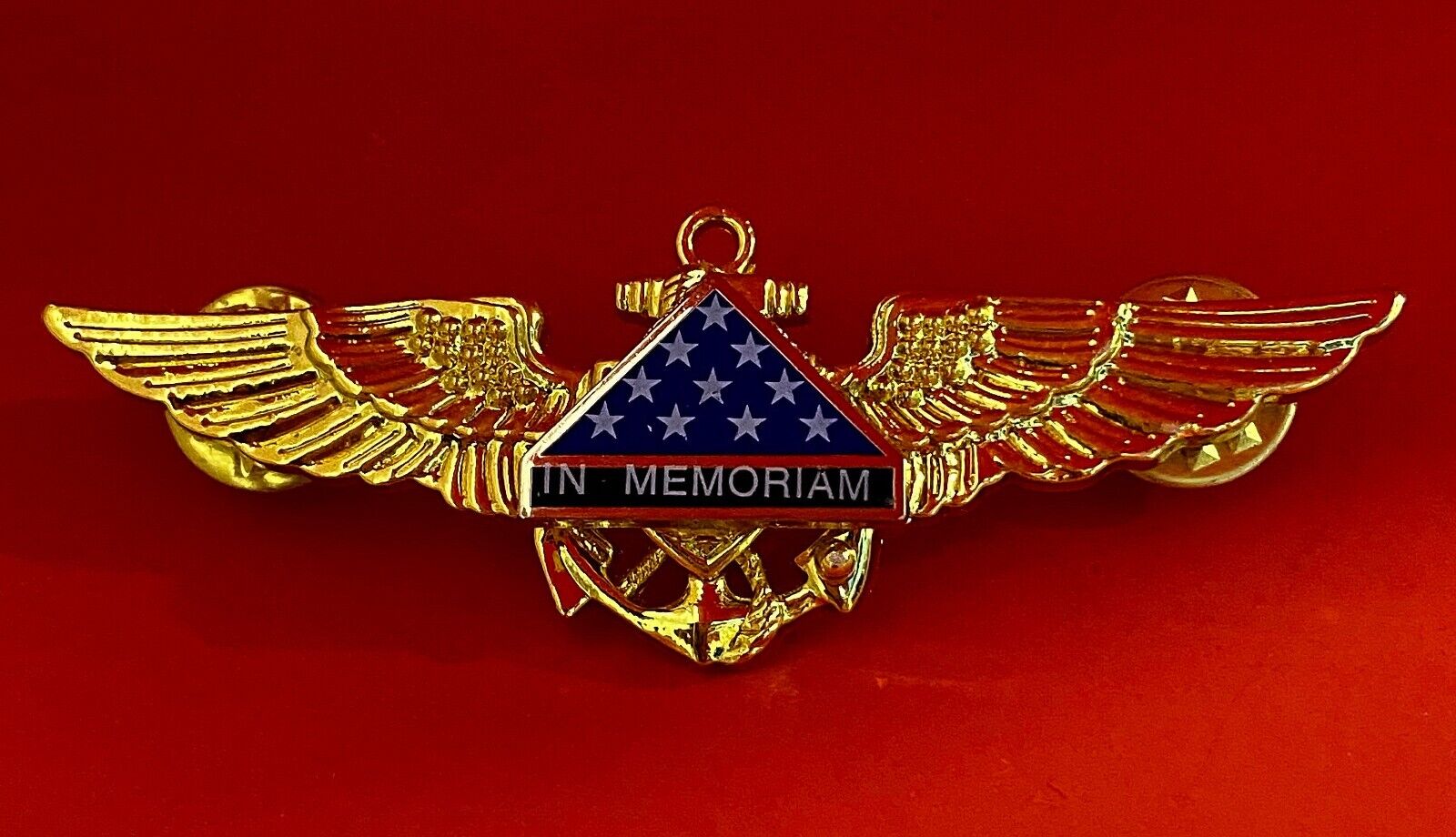 Usn In Memoriam Usmc Us Marine Corps Pilot Aviator Wing Badge Pin