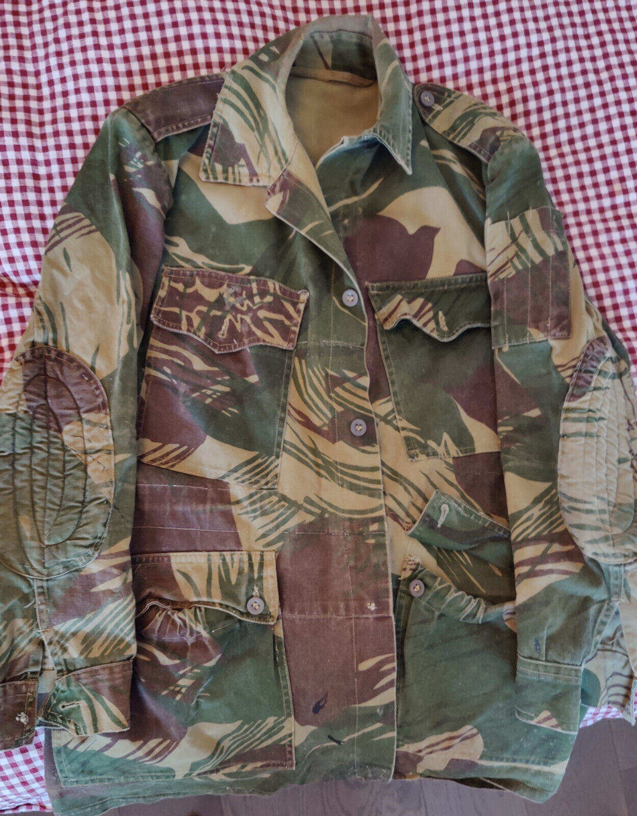 Rhodesian Army Brush stroke camouflage original jacket Size 2