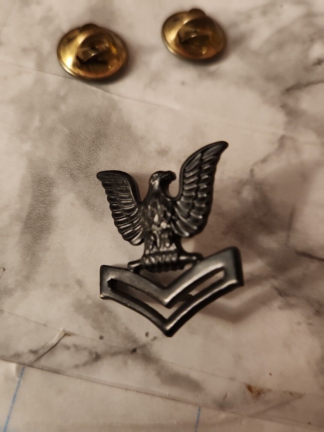 Military Eagle Pin Lapel Hat Pin Tie Tack Enamel Inlay Medal Soldier Marines USA