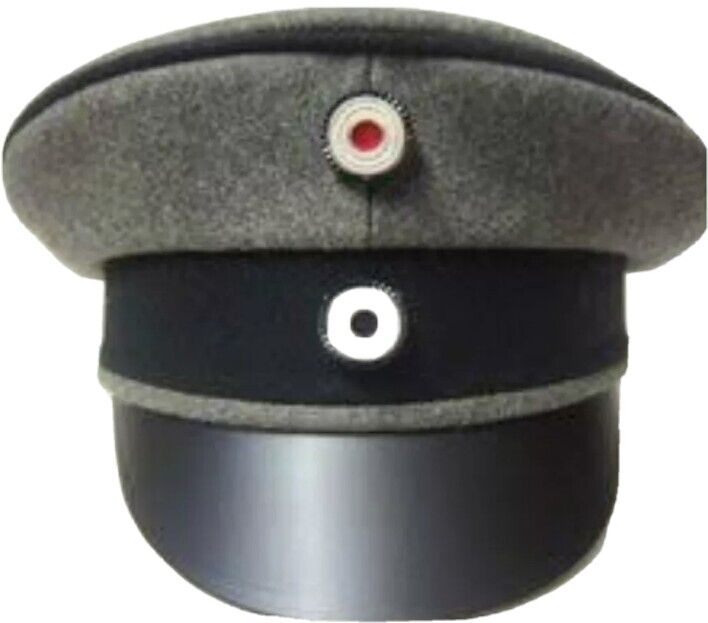 WW1 German imperial prussian crusher cap Replica all sizes available