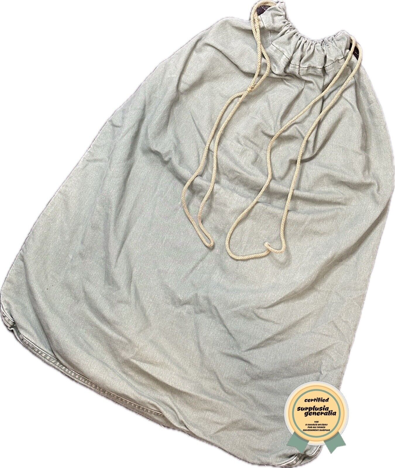 US Army Issue Barracks Bag 100% Cotton Extra Large Laundry Bags in OD/Green