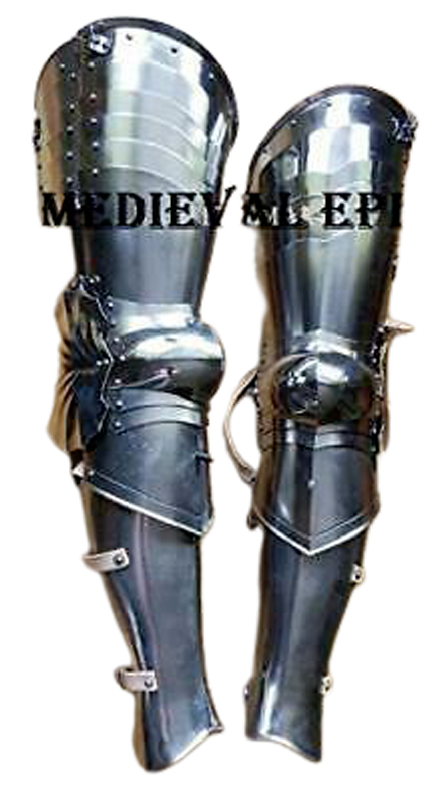 Medieval Epic Full Leg Armor Set Medieval Knight Steel Greaves
