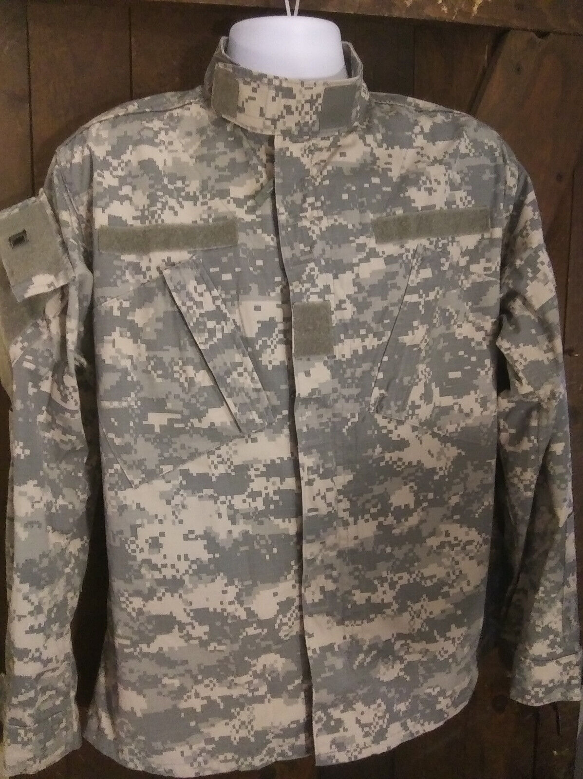 ACU Army Combat Coat/Shirt USGI Digital Camo Nylon/Cotton Ripstop Med/Reg