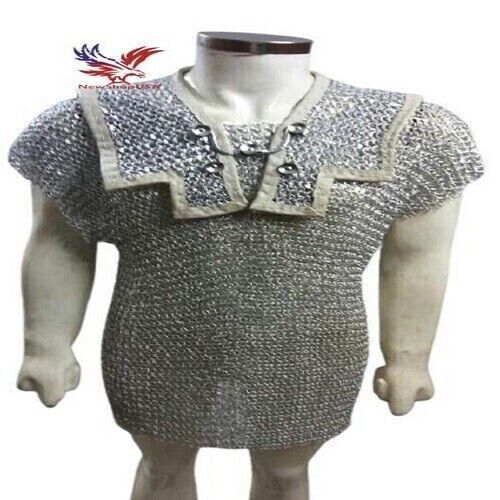 Chainmail 10 MM Roman Round Riveted Light Weight usable item new