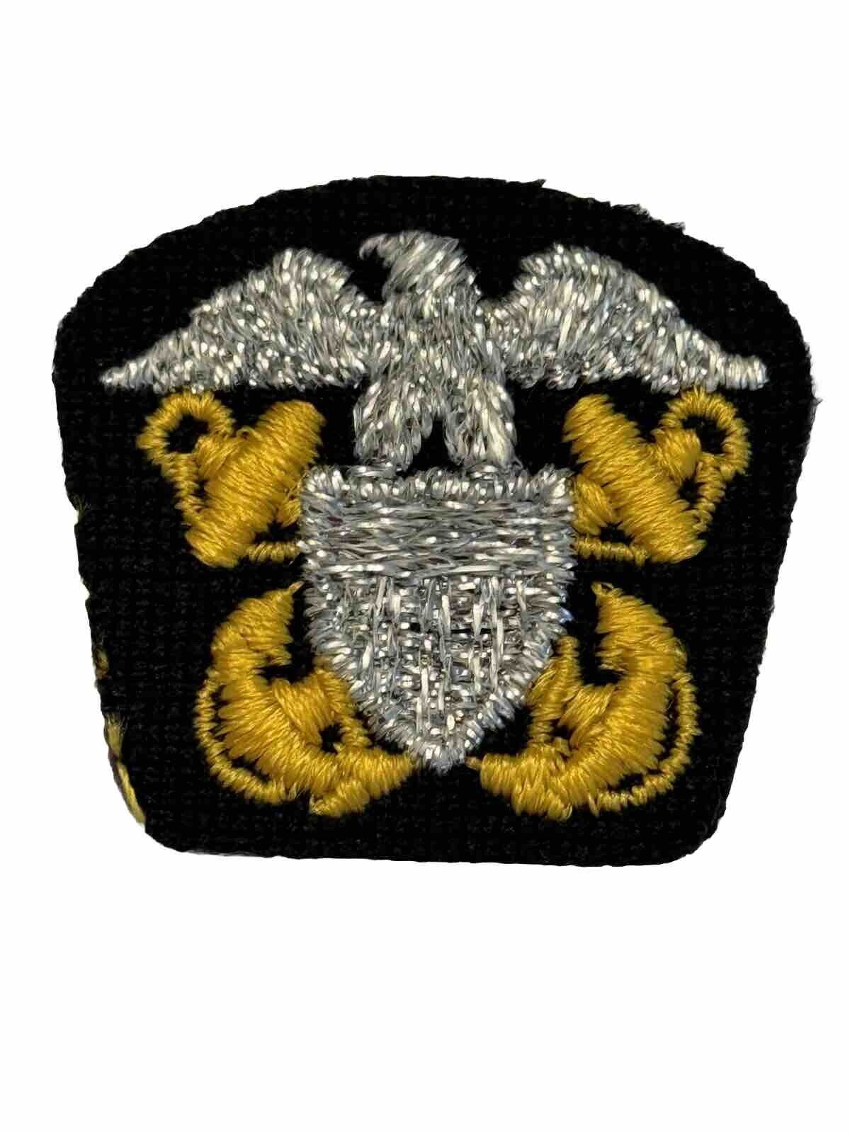 US Navy Cap Patch Chief Warrant Officer Embroidered Military Badge