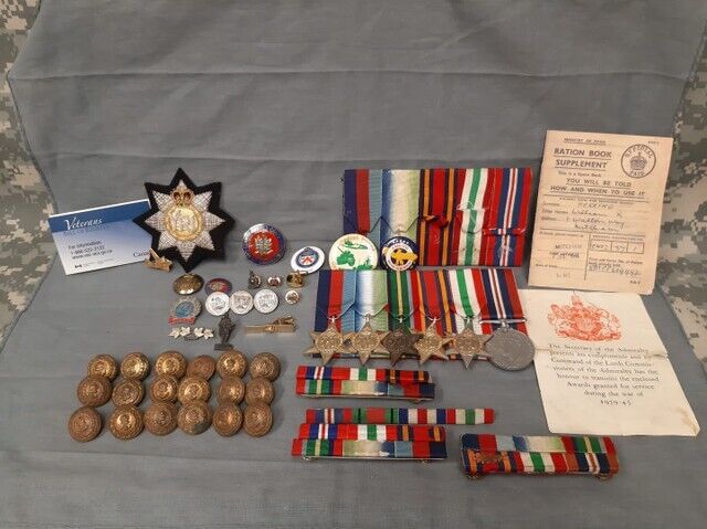 WWII Medal And Ribbon Collection