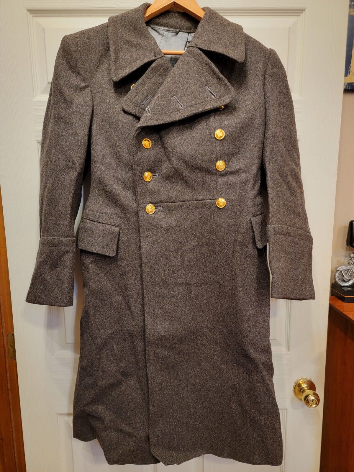 NEW Soviet USSR Russian Military Army Officer Wool Overcoat - Shinel  