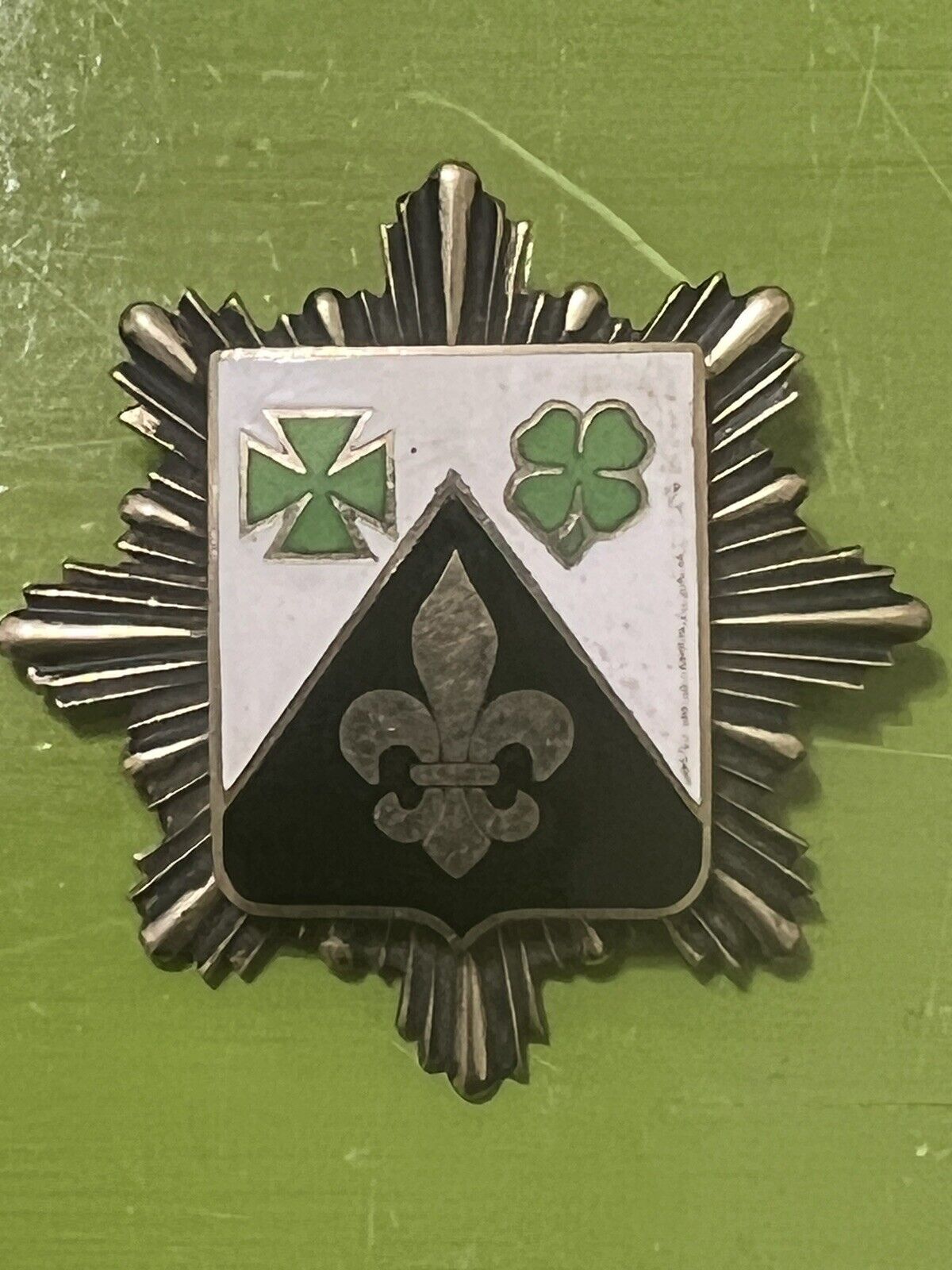 Military Pin Swank & Frank Farnham Maltese Celtic Cross Estate Sale Find
