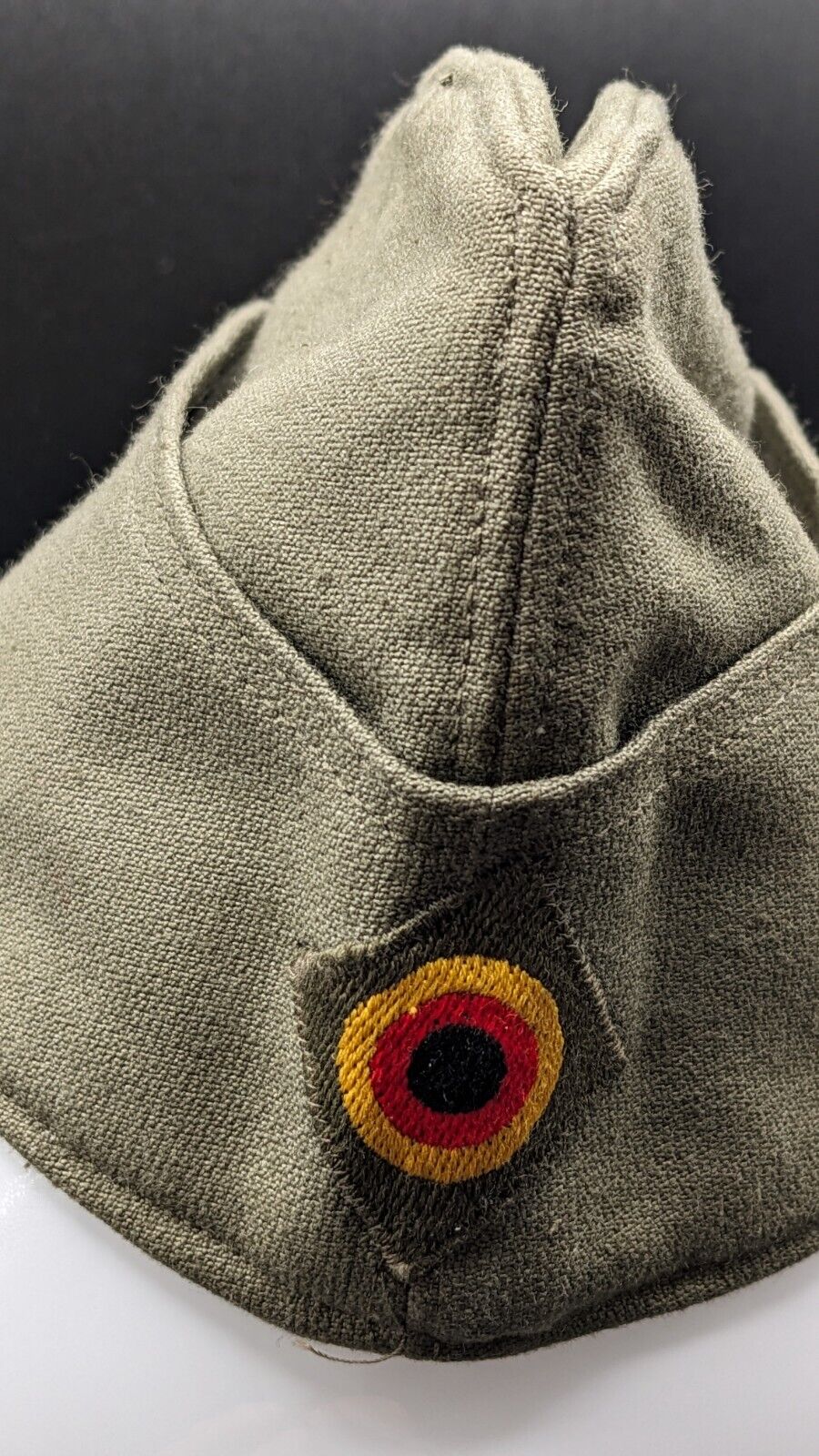 Original 1963 Cold War West German Army  Cotton  Hat with Cockade