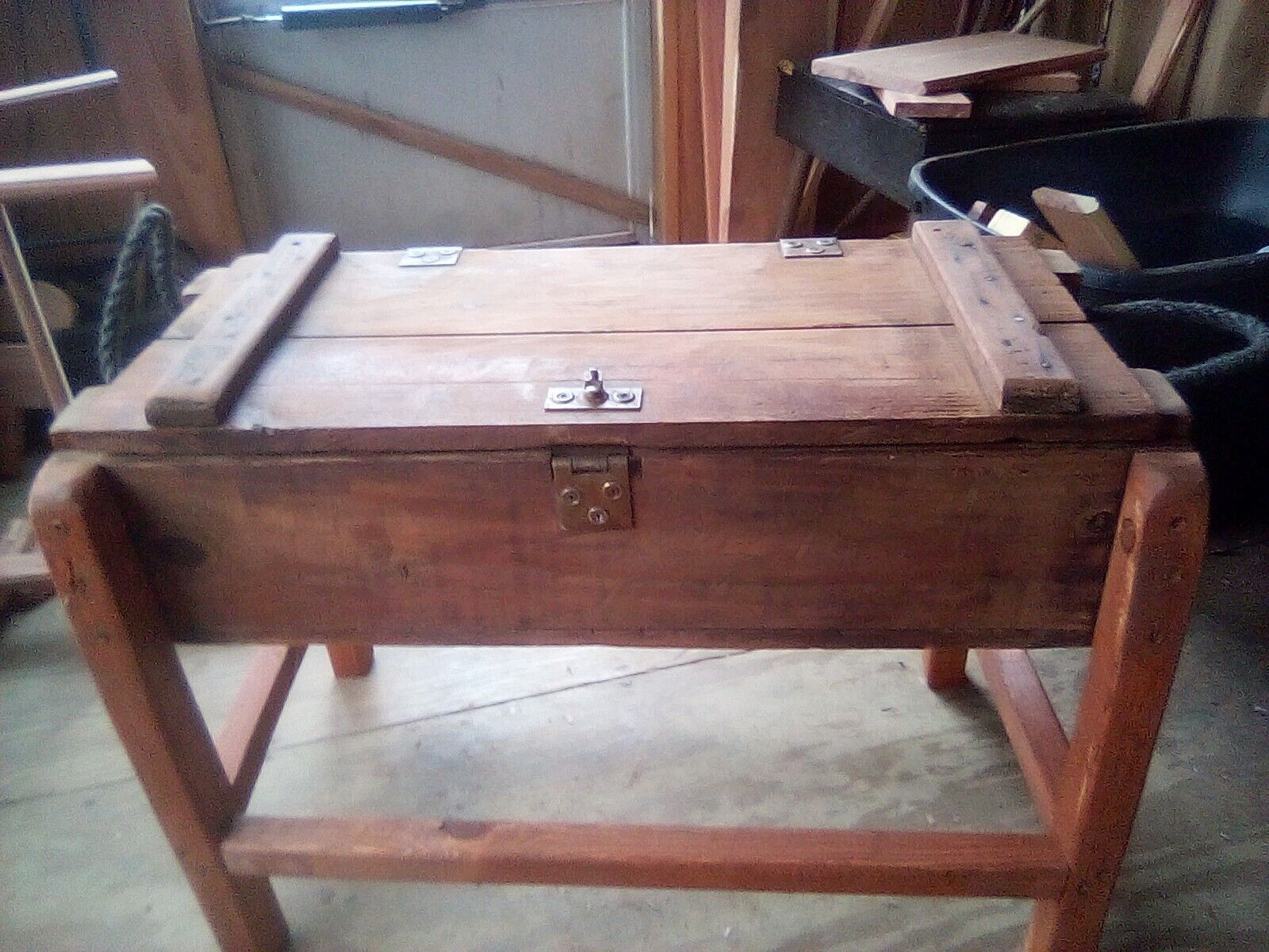 wooden us military ammo box