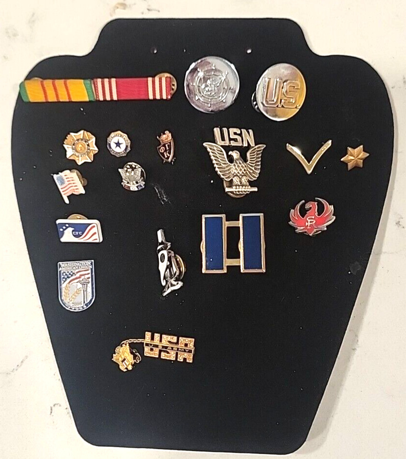 Airforce Marine American Legion Military lapel Pin Lot