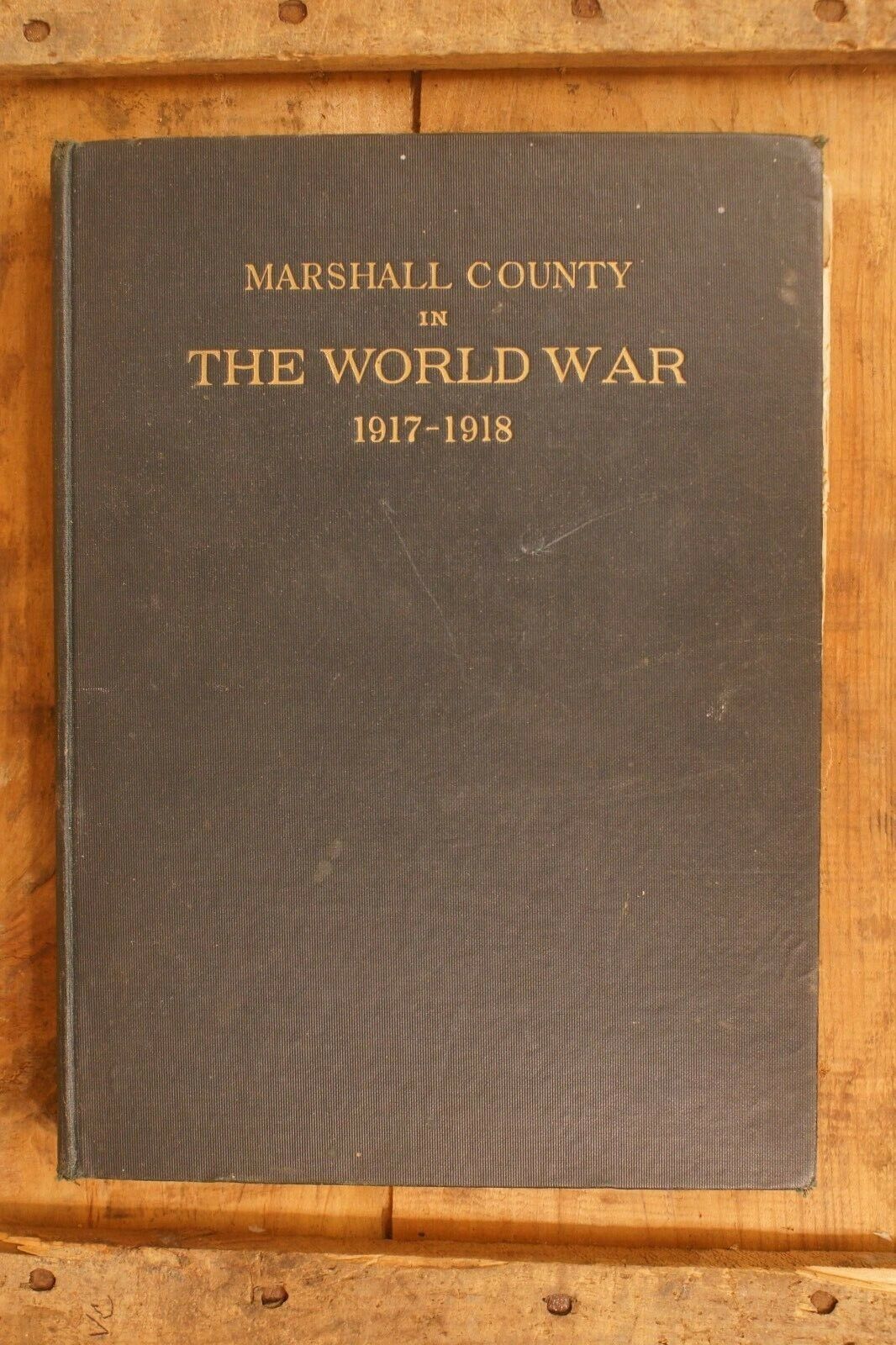 Marshall County in the World War 1917 1918 Book Marshalltown Publishing Co. 1919