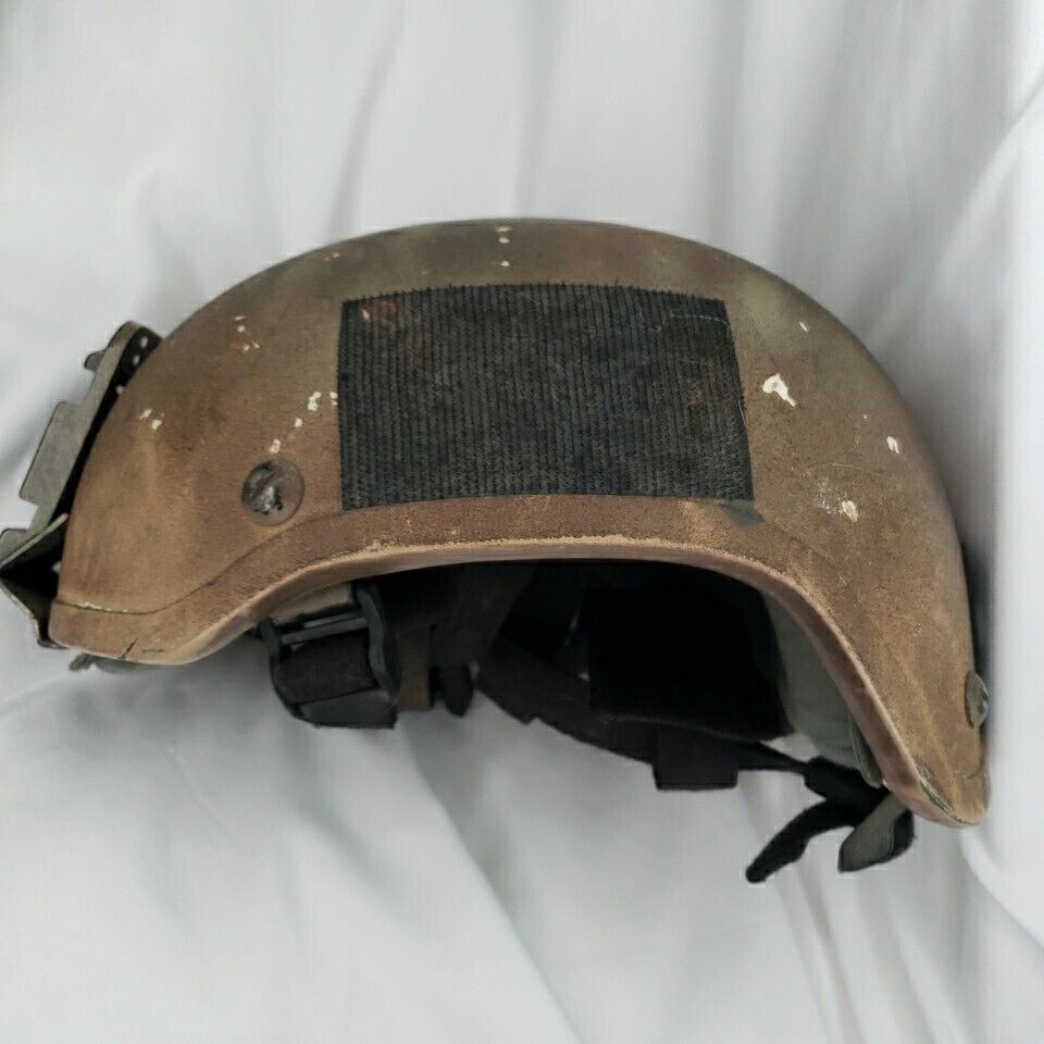 Genuine US Special Force MSA High Cut Combat Helmet With Rhino Mount - Sz Medium