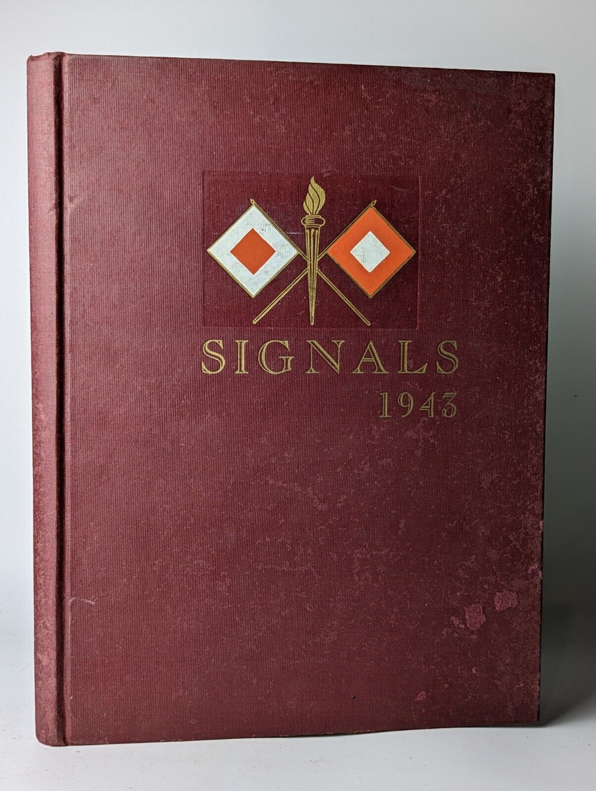 Signals1943 Class Book Signal Corps Enlisted Reservists Boston College Book