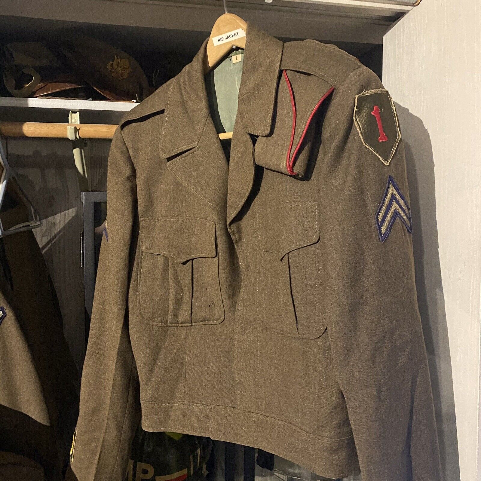 WW2 WWII  US 1st Infantry Division Ike Jacket