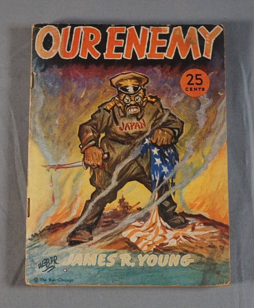 Our Enemy James R Young - RARE Japanese American Propaganda Book WWII 1942