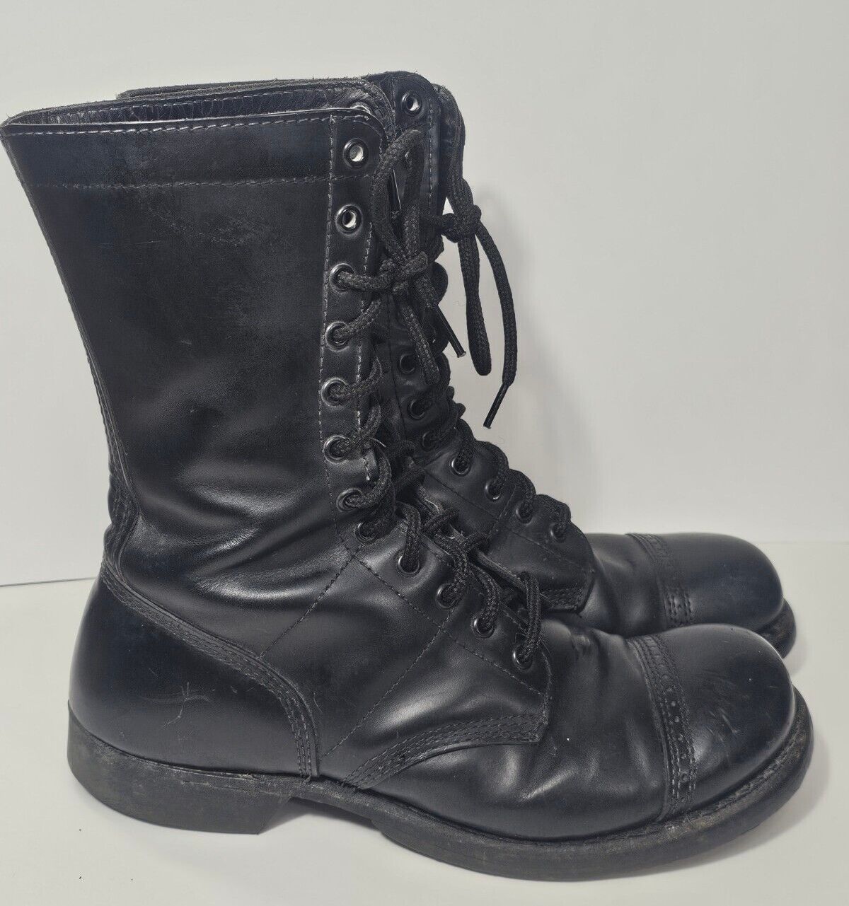 WW2 USA Army Paratrooper Jump Boots Corcoran Boots~Name Inside 12.5 M