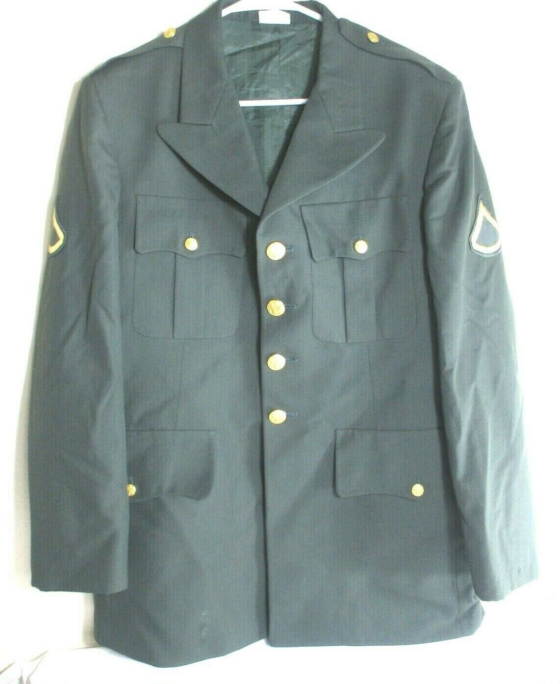 US Military Army DSCP Green Coat Dress Blazer Jacket 41R Uniform Men's 